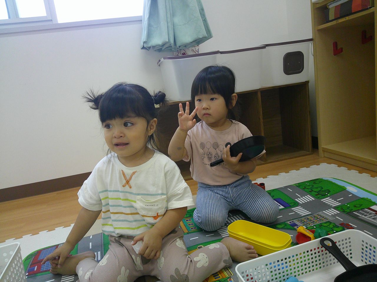 一時預かりの7月の予約受付をしております。